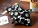 【日本限定サイズ】marimekko マリメッコ PIENI UNIKKO ピエニ ウニッコ クッションカバー45×45cm ブラック 北欧 生地 ファブリック|クッション カバー 赤 おしゃれ 黒 モダン インテリアファブリック インテリア ファブリック クッションケース【ギフト】
