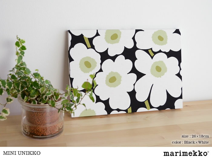 marimekko マリメッコ MINI UNIKKO ミニウニッコ ブラック×ホワイト …...:cortina:10013345