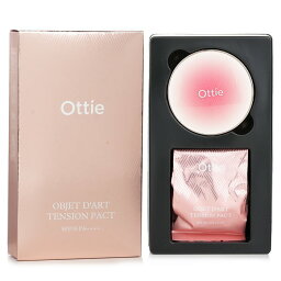 Ottie (オッティー) Objet D’art Tension Pact SPF50 PA++++ &Refill No. 21 Light 2x15gOttie Objet D’art Tension Pact SPF50 PA++++ &Refill No. 21 Light 2x15g 送料無料 【楽天海外通販】