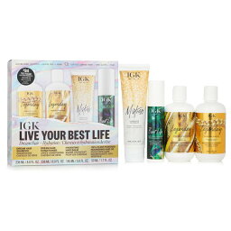 IGK Live Your Best Life - Shampoo, Conditioner, Hair Balm, Hair Oil SetIGK Live Your Best Life - Shampoo, Conditioner, Hair Balm, Hair Oil Set 送料無料 【楽天海外通販】