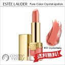 【送料無料】ESTEE LAUDER エスティローダー ピュア カラー クリスタル シアー リップ スティック #01