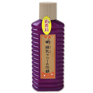 特選 蜂乳クリーム石鹸 200ml 徳用サイズ　HOUNYU *