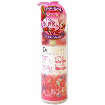 DETクリア　ブライト＆ピール　ピーリングジェリー　（ミックスベリーの香り）　180ml　Detclear　MEISHOKU *