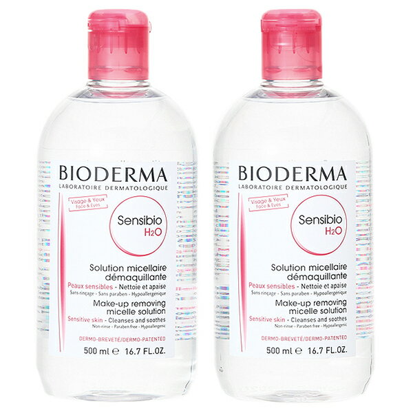  420:00`523:59܂ŁI Zbg  rIf} BIODERMA TVrI H2O GC`c[I[ D 500mL 2{Zbg