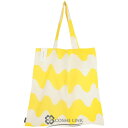 【メール便(ゆうパケット)対応】 marimekko マリメッコ Pikku Lokki ロッキ ファブリックバッグ ホワイト×イエロー 069051/005 【あす楽_土曜営業】