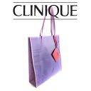 クリニーク バイオレットトートバッグ(001) 【CLINIQUE】【W_210】