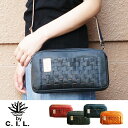 Point20倍◆送料無料 c.i.l. 2way 小さめ メッシュ ショルダーバッグ お財布ポシェット 本革 レディース 軽量 軽い 革 ショルダー ウォレット ポシェット 斜めがけ ウォレットバッグ ミニバッグ 柔らかい レザー 大容量 牛革 バッグ 3way キレイめ シーアイエル