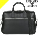 エンポリオアルマーニ バッグ サッチェルバッグ 2way ブリーフケース ビジネスバッグ メンズ ブランド 薄マチ 軽量 通勤バッグ 黒 ブラック EMPORIO ARMANI Satchel Bag Y4P119 YLA0E
