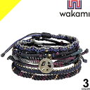 ワカミ wakami ブレスレット メンズ レディース アンクレット ラップブレス ミサンガ
