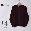★30%OFF SALE! 【HARLEY OF SCOTLAND】ハーレーオブスコットランドSHETLAND CREW NECK SWEATER(M2474/7)シェットランドクルーネックセーター全14色