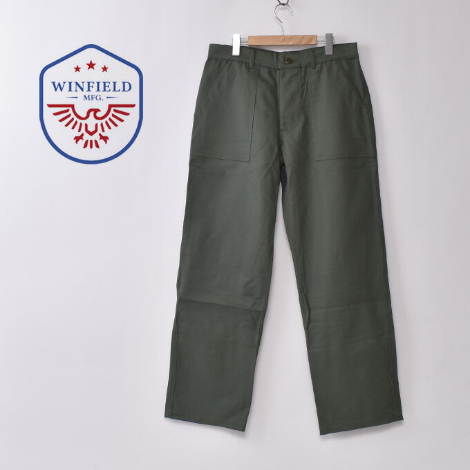 USA製 FATIGUE PANTS by W<strong>INFIELD</strong> MFG.COアメリカ製 ファティーグパンツ ウィンフィールド社製 ベイカーパンツアメリカ軍 米軍 US.ARMY