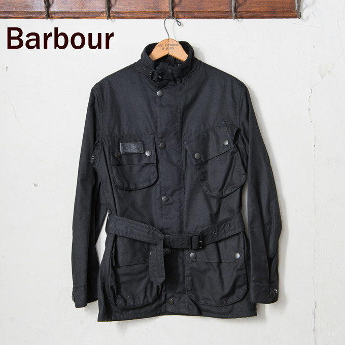 ★30％OFF WINTER SALE MORE×3正規販売店【Barbour】バーブァー/バブアーINTERNATIONAL SL インターナショナル スリムフィットブラック ▽△ z10x