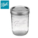 ���N�[�|����2�_�ȏ�10��OFF�I�i���v5400�~�ȏォ��jMade In USA�yBall�z�{�[��Mason Jar ���C�\���W���[WIDE MOUTH ���C�h�}�E�X 480mlClear �N���A�[ ����