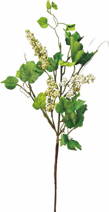 A-49004　ベリーピック　ホワイトグリーン (1本入り) 【シルクフラワー】【アートフラワー】【造花】【花資材】【花材】【アスカ商会】1本から買える！自然な風合いを大切にしたベリーです！