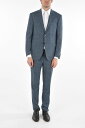 CORNELIANI コルネリアーニ Light blue スーツ 817222 8117213 004 メンズ VIRGIN WOOL SILK FLAX ACADEMY SUIT WITH GLEN CHECK PATTERN 【関税・送料無料】【ラッピング無料】 dk