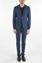 CORNELIANI コルネリアーニ Blue スーツ 83N290 9117322 003 メンズ VIRGIN WOOL COTTON SILK ACADEMY SOFT SUIT WITH GLEN CHECK PA 【関税・送料無料】【ラッピング無料】 dk