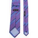 ROSI&GHEZZI ロジアンドゲッツィ Violet ファッション小物 メンズ Regimental Silk New Standard Tie 【関税・送料無料】【ラッピング無料】 dk