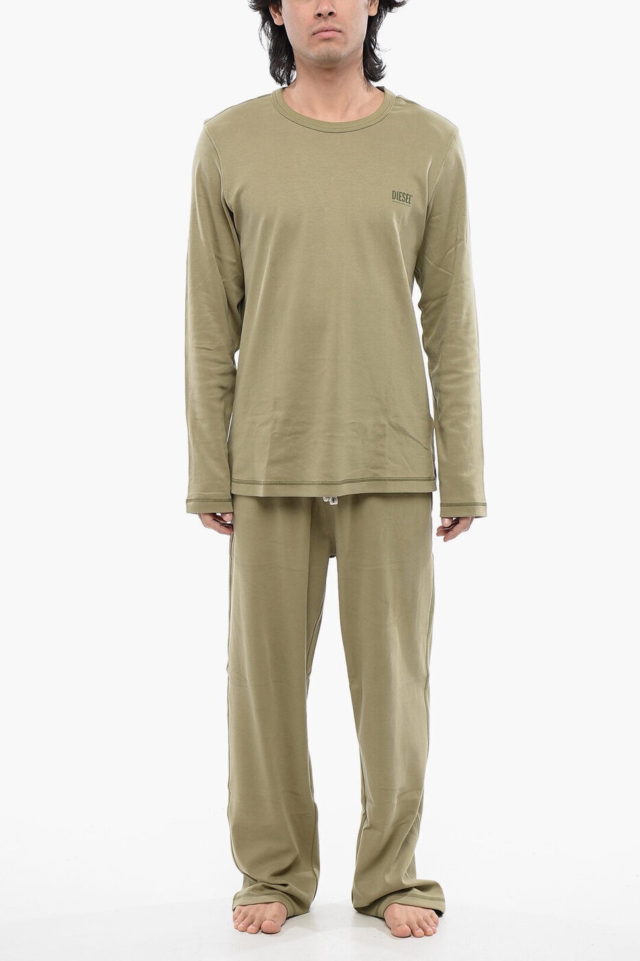 ディーゼル DIESEL アンダーウェア メンズ Underwear LIGHTWEIGHT COTTON UMSET-ARAMIS LONG PYJAMAS SET A11576 0THAU 5BT 関税 送料無料 ラッピング無料 2020SS dk