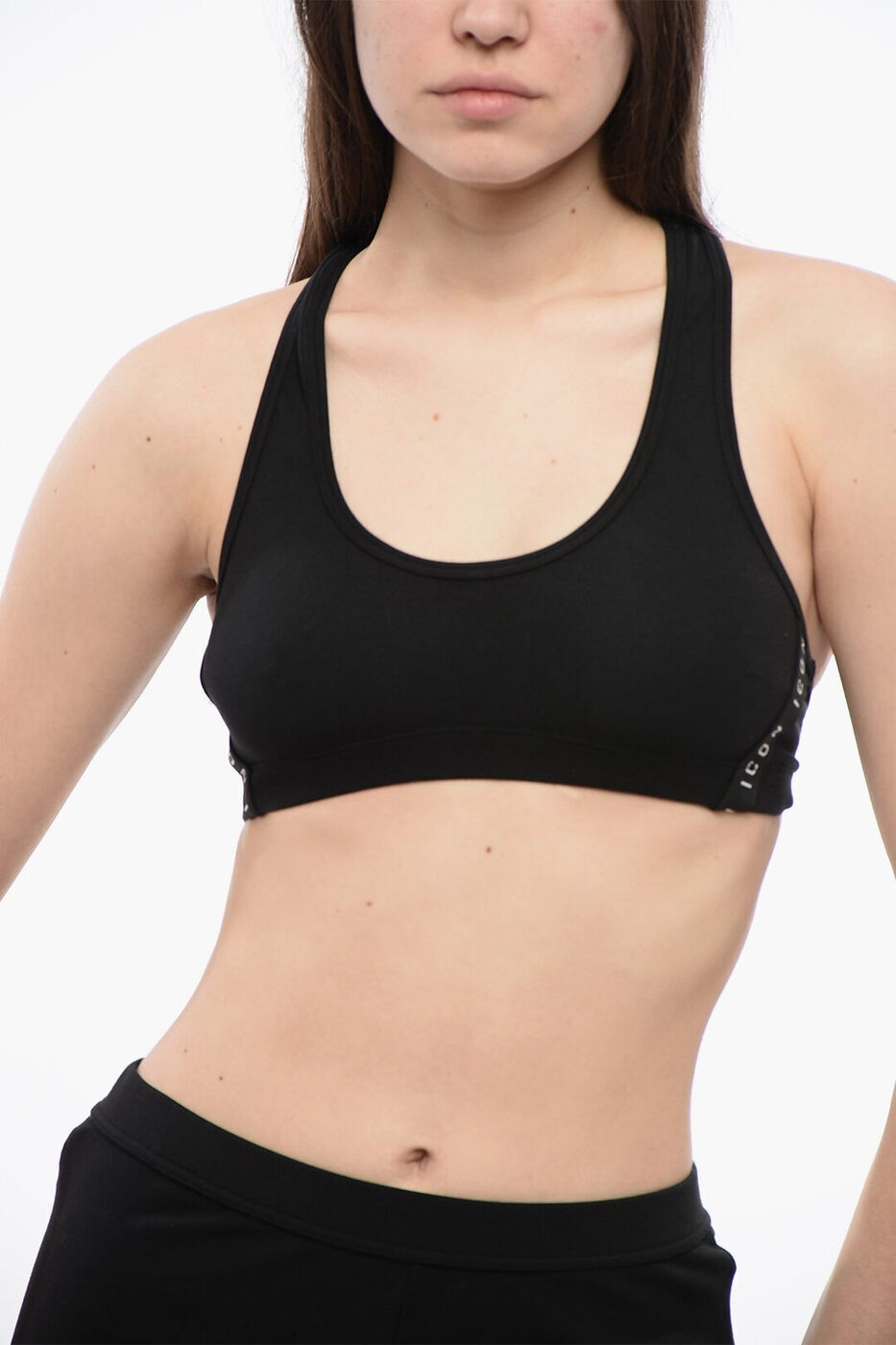 ディースクエアード DSQUARED2 アンダーウェア レディース Underwear ICON WIRED SPORTY BRA WITH LOGOED DETAILS S83D8RG8 SJ4040 010 関税 送料無料 ラッピング無料 2020SS dk