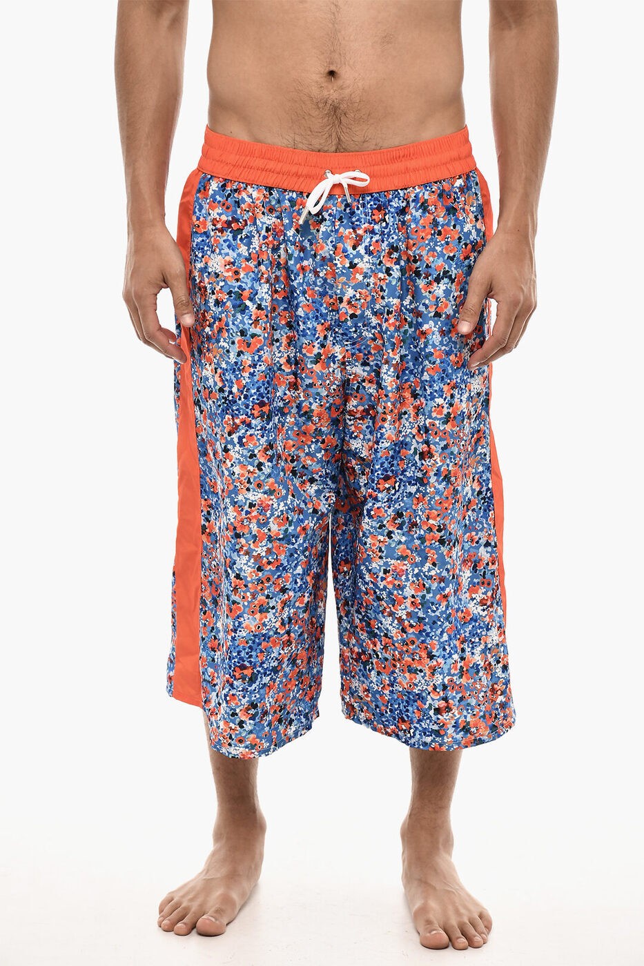 ディースクエアード DSQUARED2 アンダーウェア メンズ Underwear MAXI SWIM SHORTS WITH FLORAL PRINT D7BM55110 ISA01 434 関税 送料無料 ラッピング無料 2020SS dk