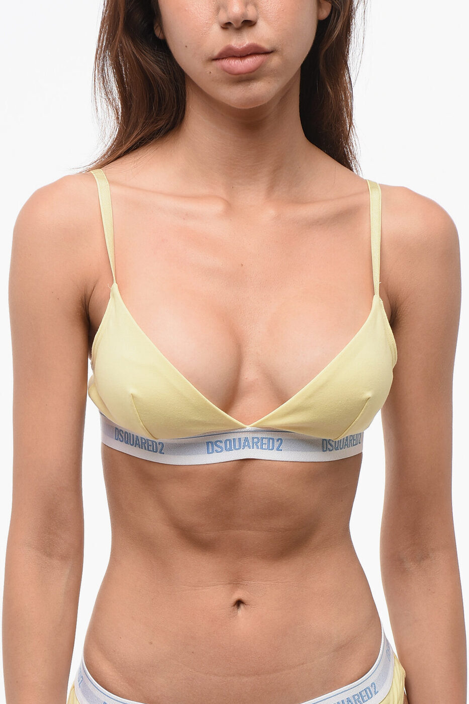 ディースクエアード DSQUARED2 アンダーウェア レディース Underwear TRIANGLE BRA WITH LOGOED BAND D8R104400 ISA01 743 関税 送料無料 ラッピング無料 dk