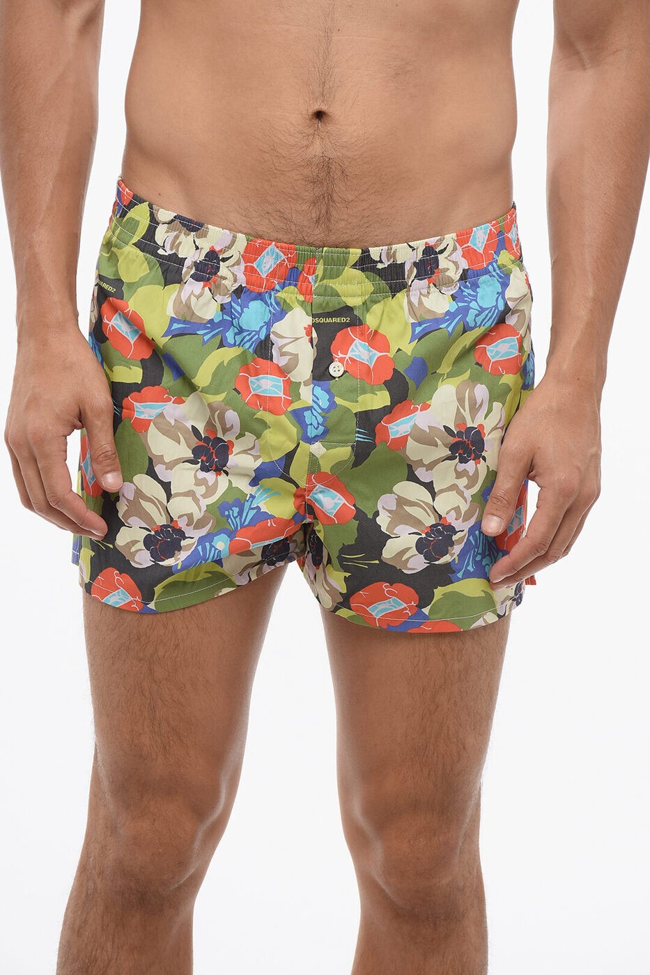 ディースクエアード DSQUARED2 アンダーウェア メンズ Underwear ABSTRACT PATTERNED POPELINE BOXER WITH ELASTIC WAISTBAND D9LE34680 ISA01 388 関税 送料無料 ラッピング無料 dk