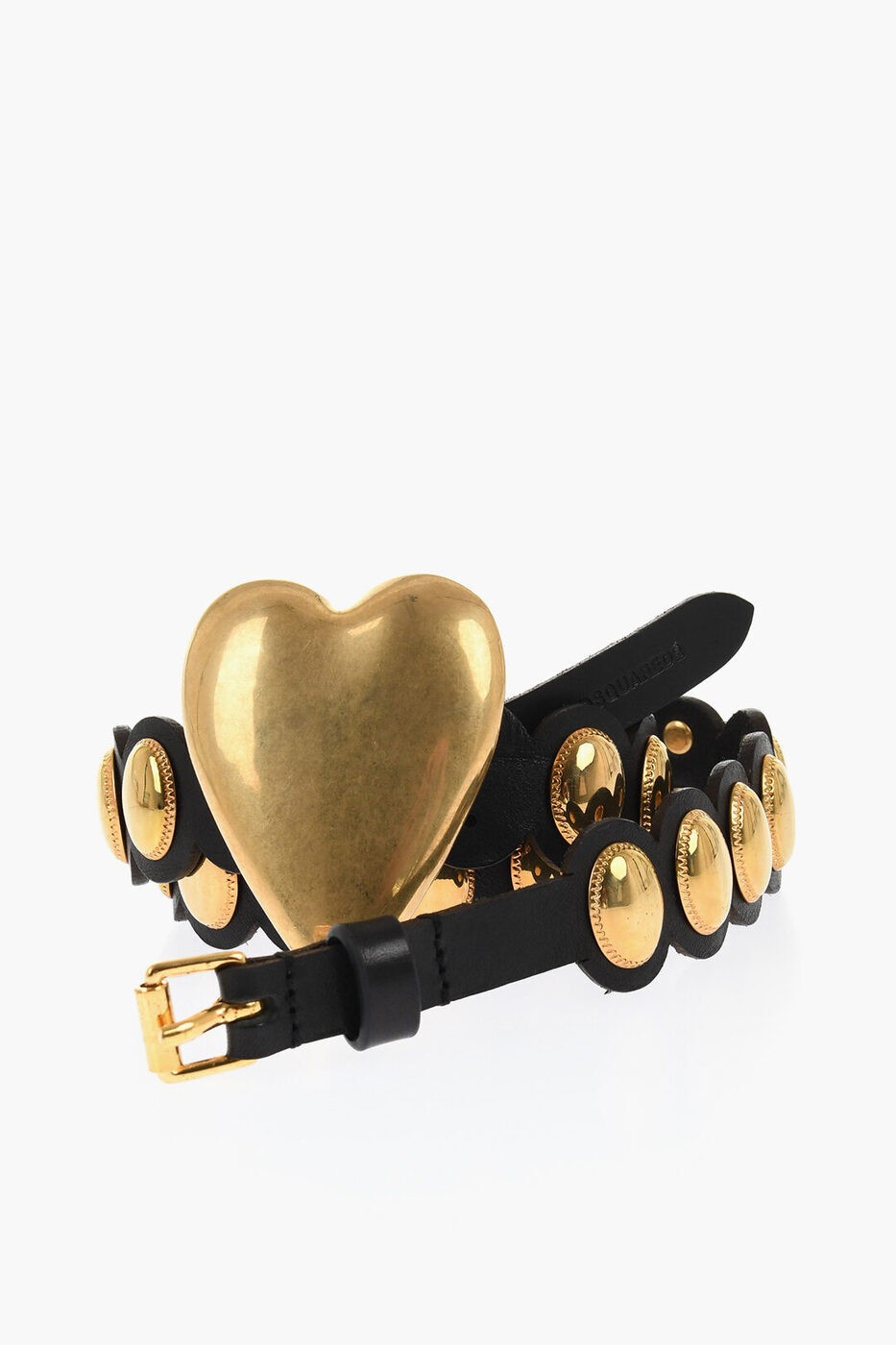 ディースクエアード DSQUARED2 ベルト レディース Belts LEATHER BELT WITH GOLDEN METAL DETAILS 30MM BEW0315 12900001 M645 関税 送料無料 ラッピング無料 dk