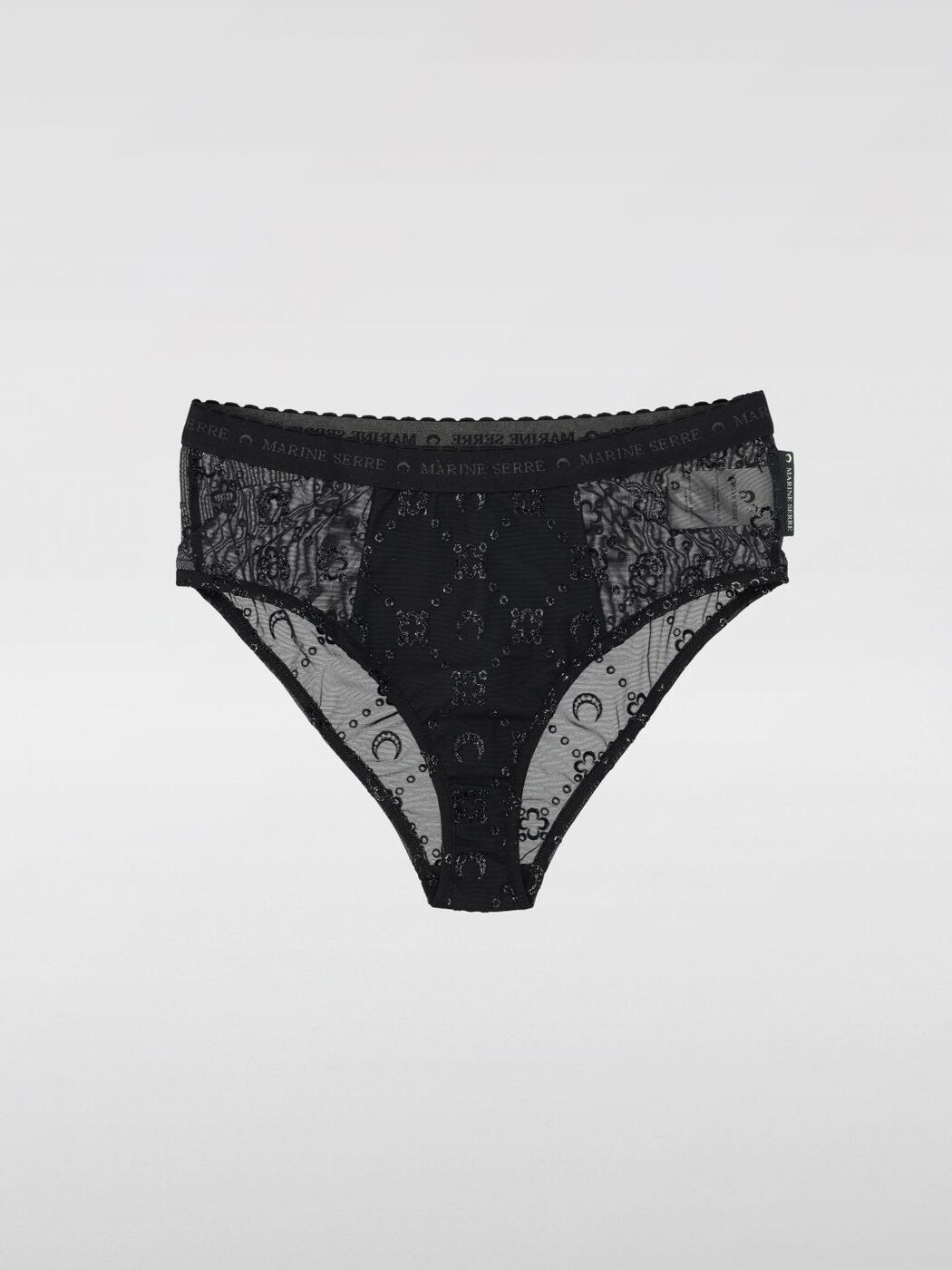 マリーンセル MARINE SERRE アンダーウェア レディース ブラック Underwear WUW054CJER0036 Black 関税 送料無料 ラッピング無料 2024SS gi
