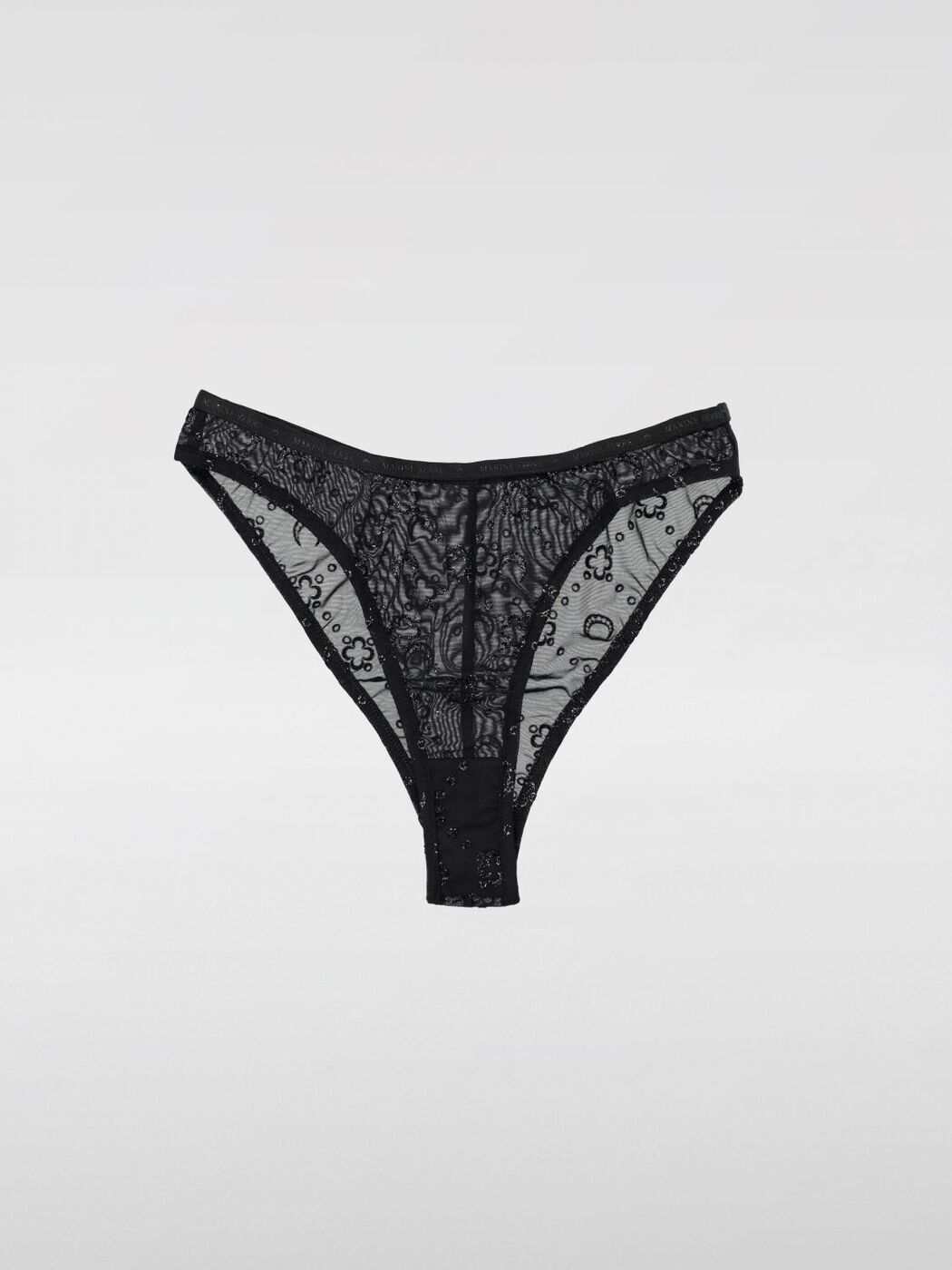 マリーンセル MARINE SERRE アンダーウェア レディース ブラック Underwear WUW052CJER0036 Black 関税 送料無料 ラッピング無料 2024SS gi