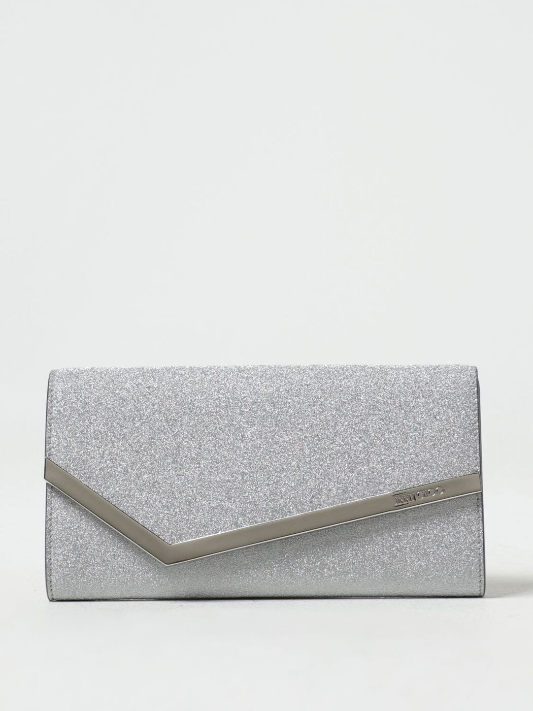 ジミーチュウ JIMMY CHOO クラッチバッグ レディース シルバー Clutch and wristlets bags EMMIEIGT Silver 関税 送料無料 ラッピング無料 2026AW gi