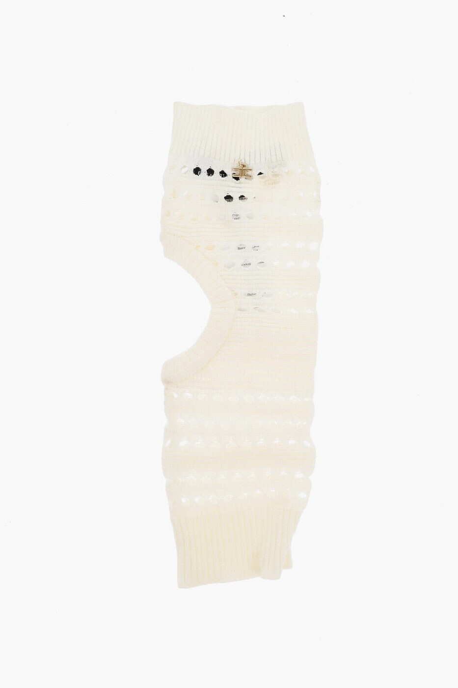 エリザベッタ フランキ ELISABETTA FRANCHI 靴下 ソックス レディース ホワイト Socks CZ61115 360 関税 送料無料 ラッピング無料 2025AW dk