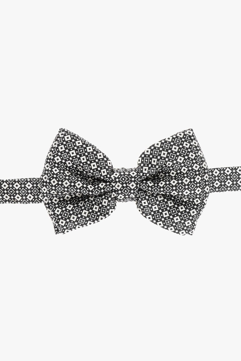 ディースクエアード DSQUARED2 蝶ネクタイ タイ ネクタイ メンズ ホワイト Ties and bow ties GEOMETRICAL PATTERN POCKET SQUARE SILK 関税 送料無料 ラッピング無料 2025AW dk