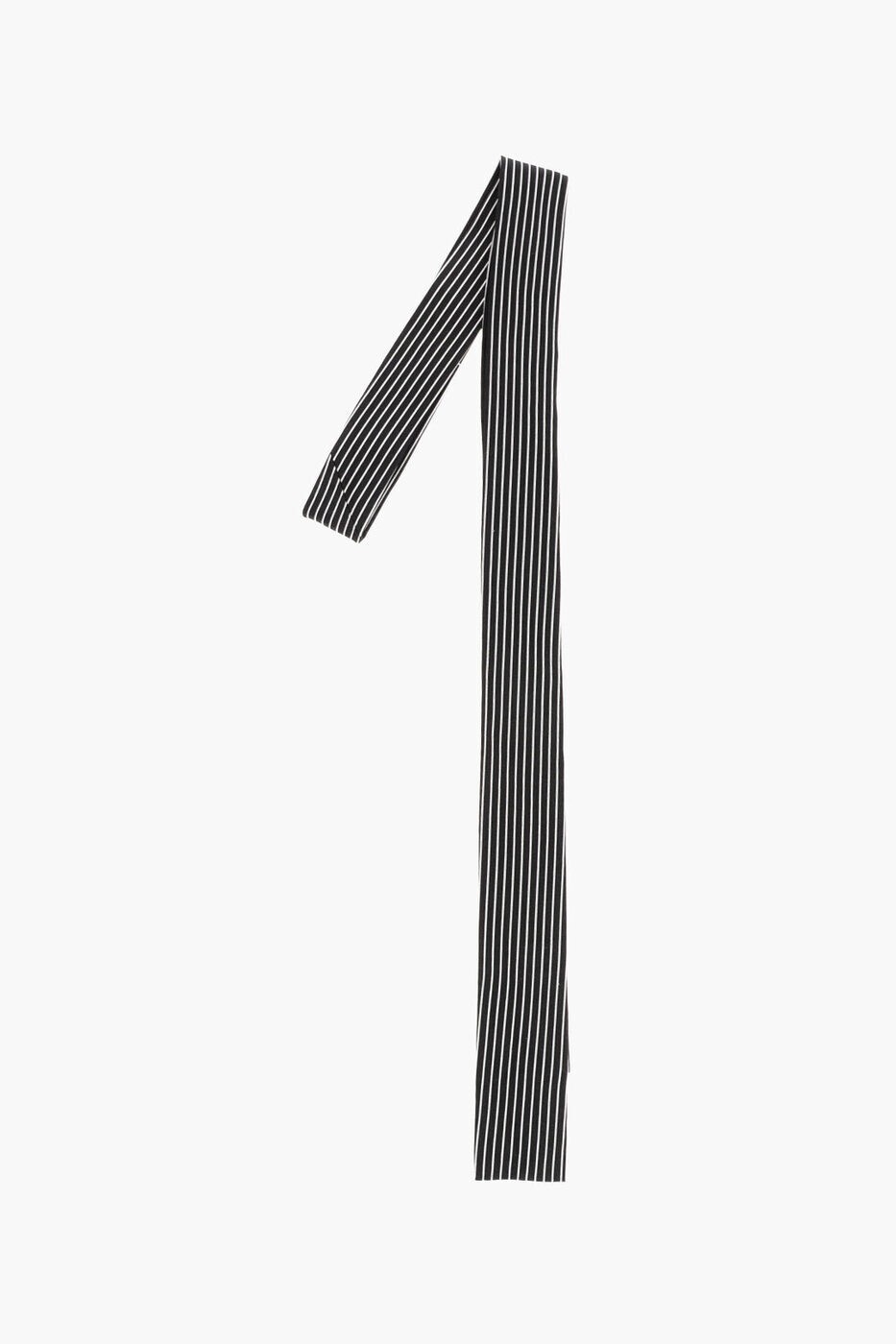 ディースクエアード DSQUARED2 蝶ネクタイ タイ ネクタイ メンズ ブラック Ties and bow ties BLACK WHITE STRIPED TIE 関税 送料無料 ラッピング無料 2025AW dk