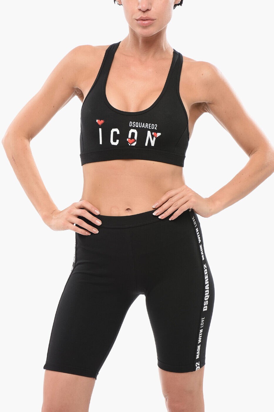 ディースクエアード DSQUARED2 アンダーウェア レディース ブラック Underwear D8RG24370 ISA01 010 関税 送料無料 ラッピング無料 dk