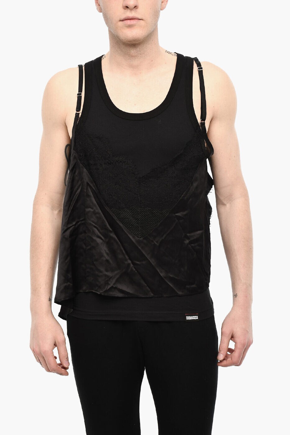 ディースクエアード DSQUARED2 アンダーウェア メンズ ブラック Underwear D9D304960 ISA01 001 関税 送料無料 ラッピング無料 dk