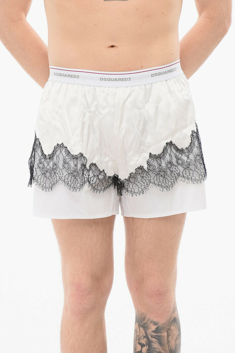 ディースクエアード DSQUARED2 アンダーウェア メンズ ホワイト Bodysuits D9LE64950 ISA01 110 関税 送料無料 ラッピング無料 dk