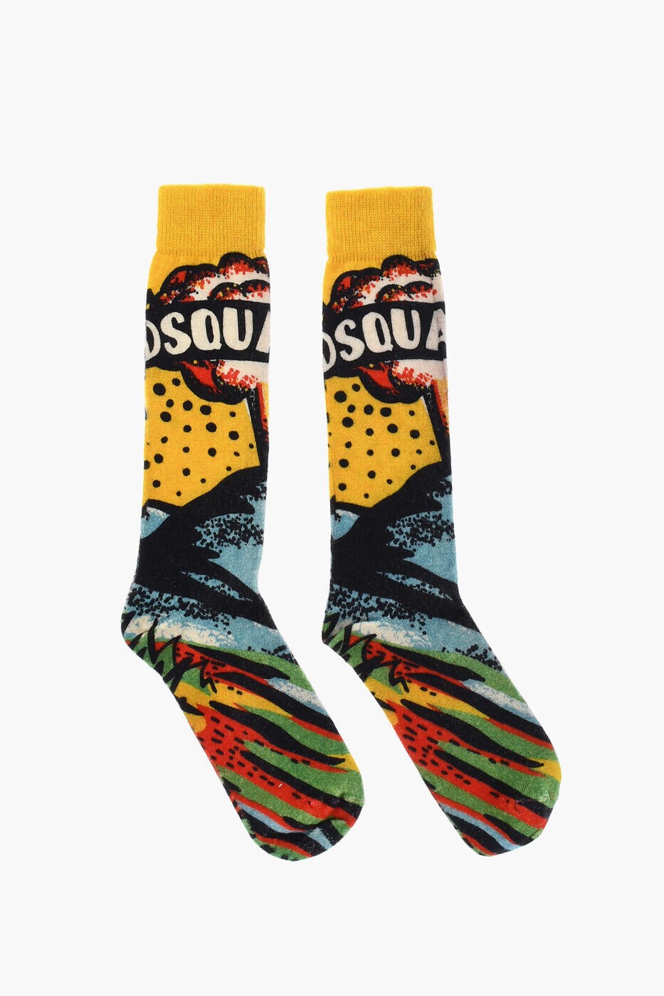 ディースクエアード DSQUARED2 靴下 ソックス メンズ マルチカラー Socks DFV142590 ISA01 960 関税 送料無料 ラッピング無料 2025AW dk