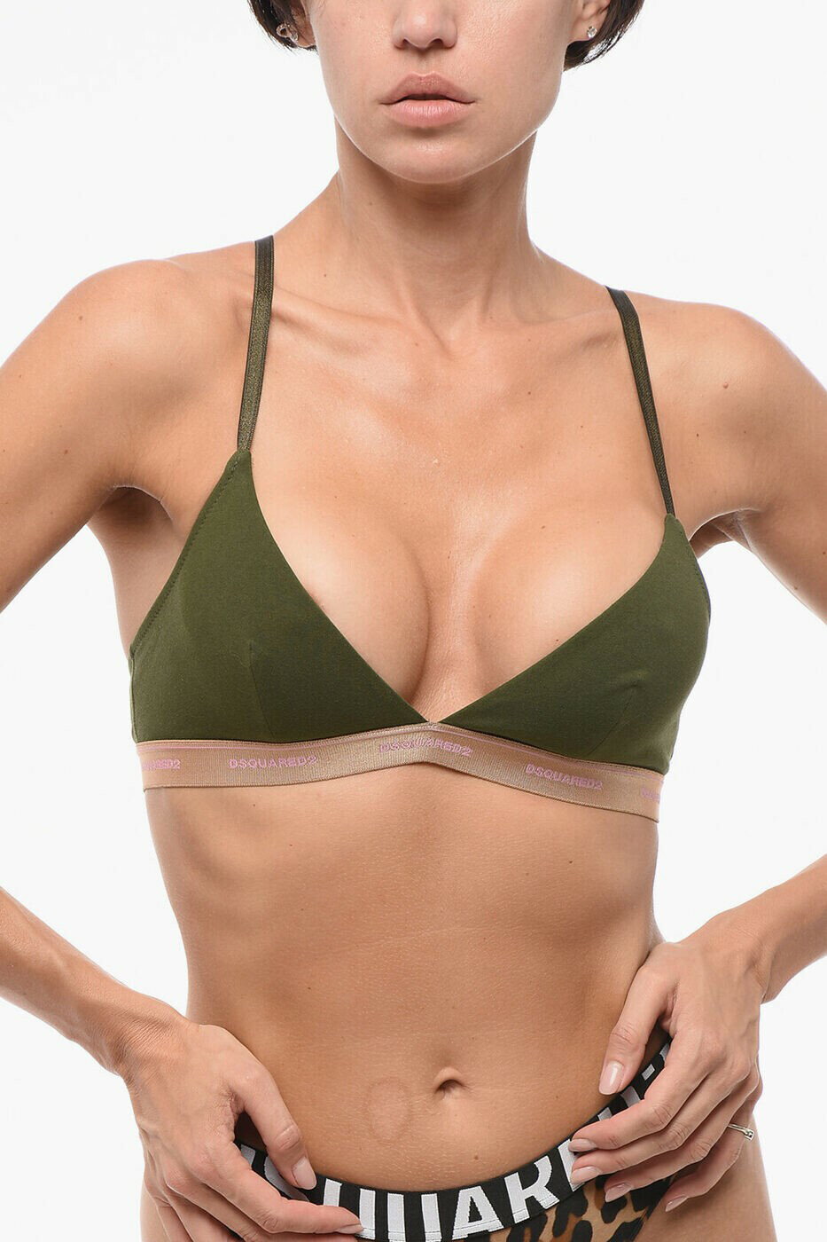ディースクエアード DSQUARED2 アンダーウェア レディース グリーン Underwear D8R004120 ISA01 309 関税 送料無料 ラッピング無料 dk