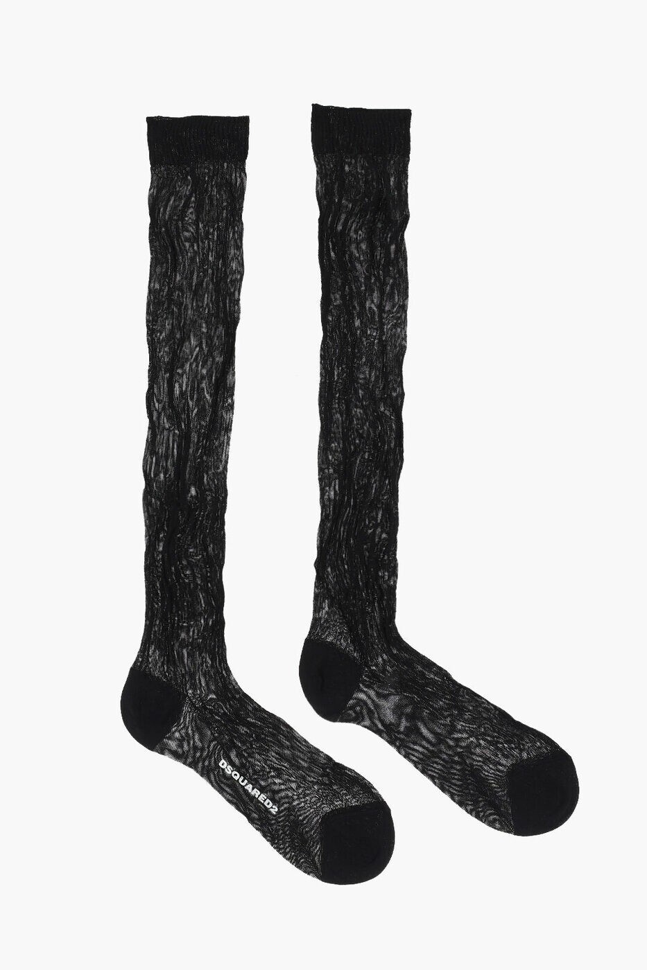 ディースクエアード DSQUARED2 靴下 ソックス レディース ブラック Socks DHV020210 ISA01 200 関税 送料無料 ラッピング無料 2025SS dk