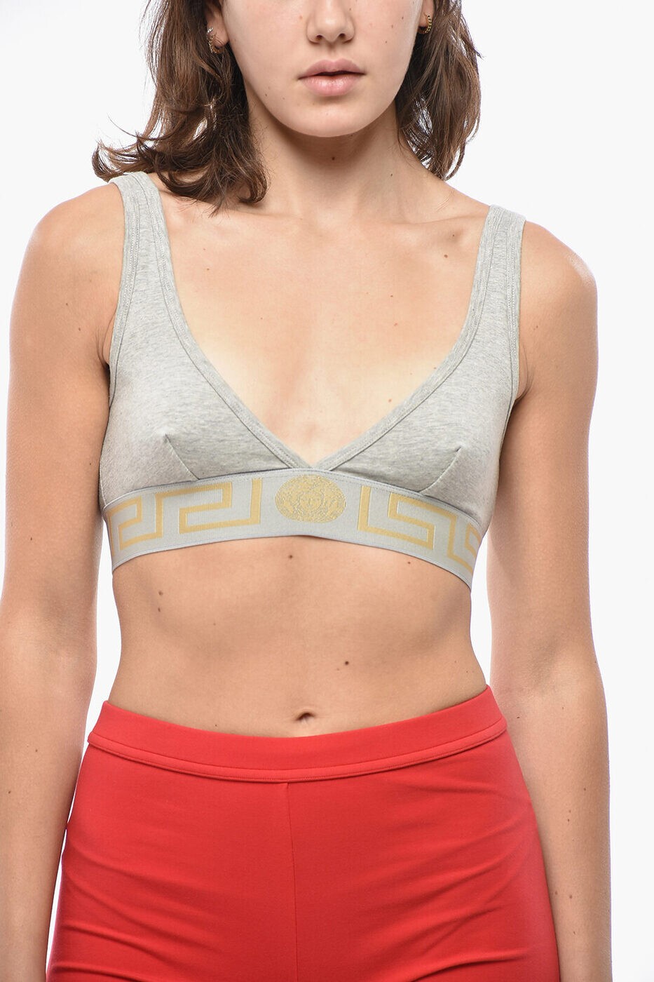 ヴェルサーチ VERSACE アンダーウェア レディース グレー Underwear AUD01047 1A09500 1E130 関税 送料無料 ラッピング無料 2025SS dk