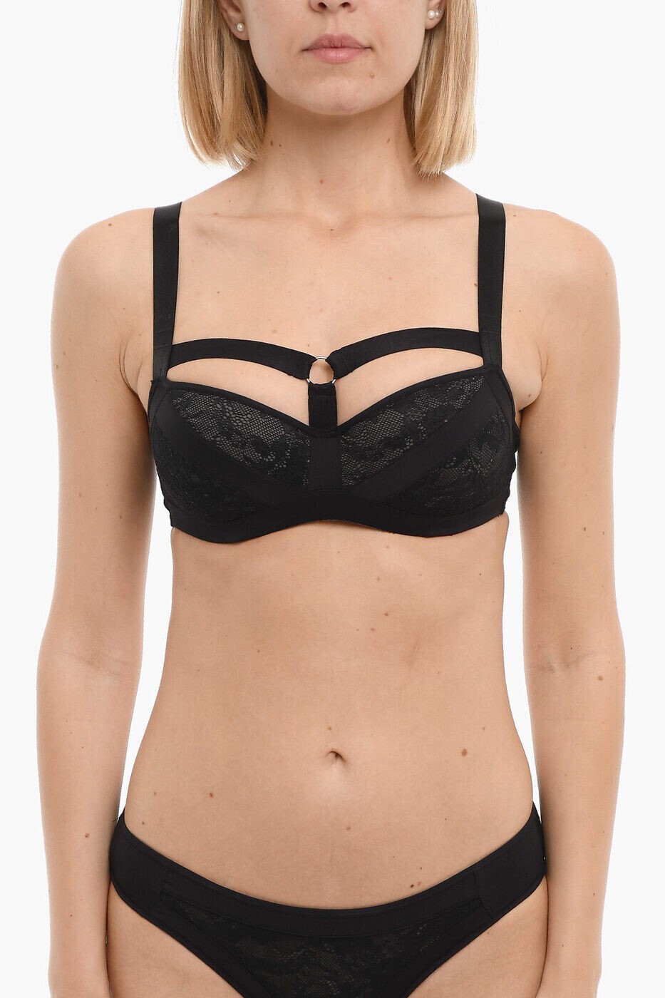 マルリース・デッカー MARLIES DEKKERS アンダーウェア レディース ブラック Underwear 35710 0 BLACK LACE AND GREY 関税 送料無料 ラッピング無料 2025SS dk