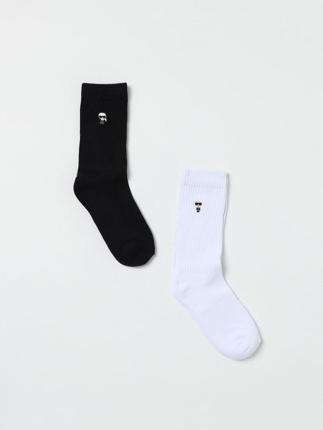 カール ラガーフェルド KARL LAGERFELD 靴下 ソックス レディース ホワイト Socks 96KW6003 White 関税 送料無料 ラッピング無料 2025AW gi