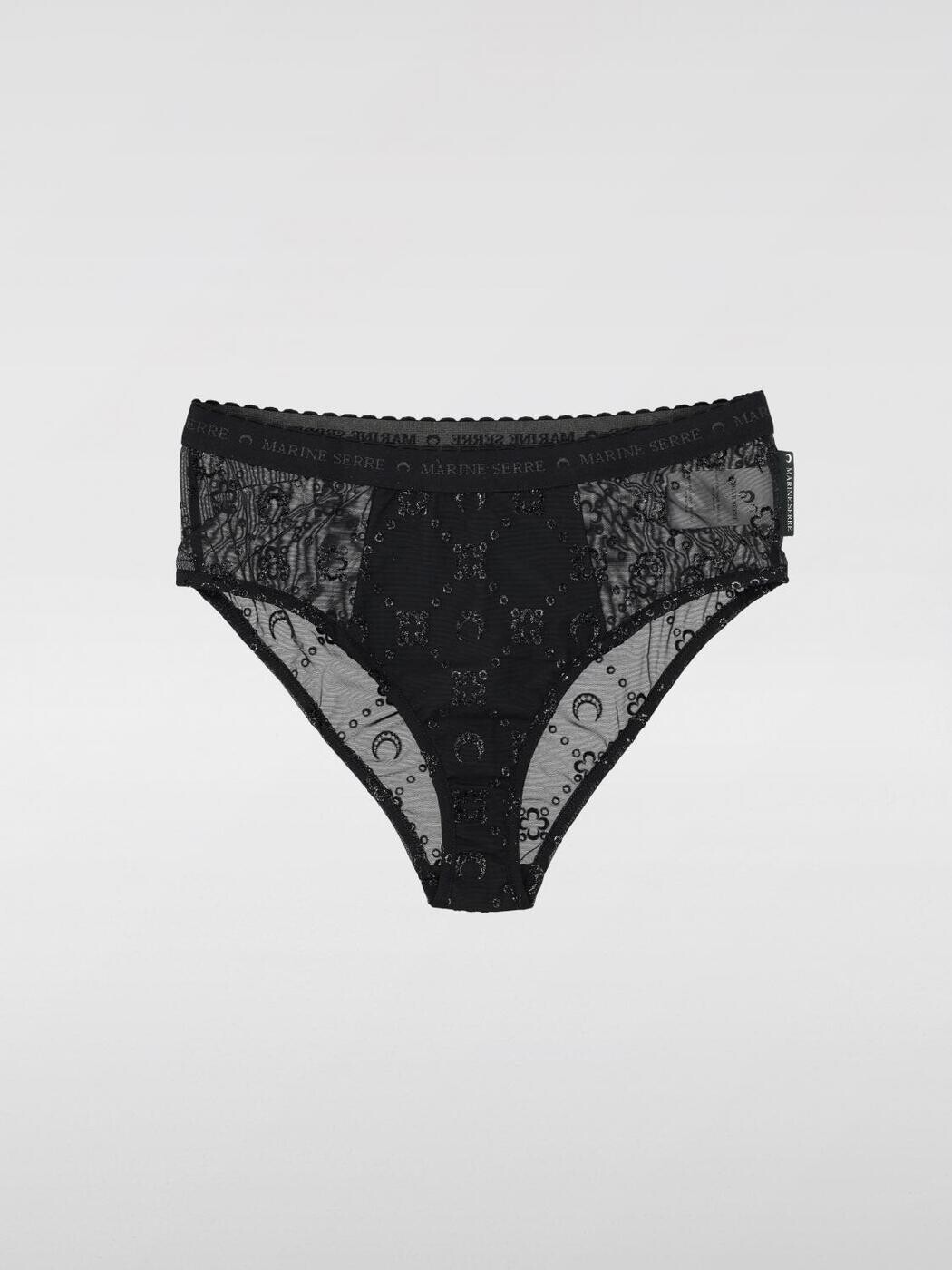 マリーンセル MARINE SERRE アンダーウェア レディース ブラック Underwear WUW054CJER0036 Black 関税 送料無料 ラッピング無料 2025AW gi