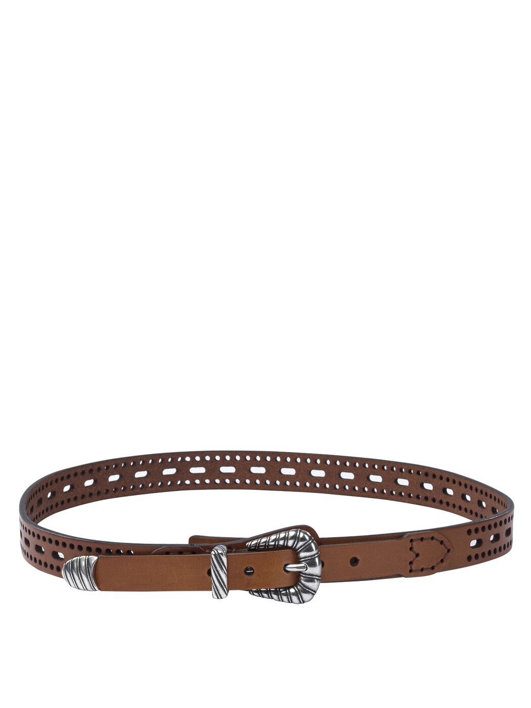 エトロ ETRO ベルト レディース ブラウン Belts Leather belt with perforated details WP3B0057AE294M0448 Brown 関税 送料無料 ラッピング無料 2025AW vi