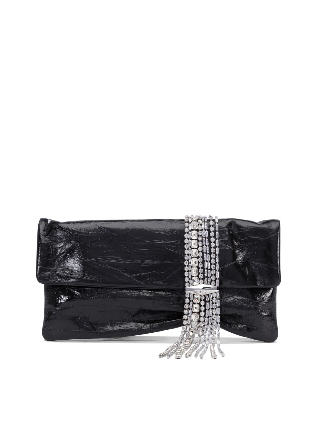 ジミーチュウ JIMMY CHOO クラッチバッグ レディース ブラック Clutch and wristlets bags Clutches ZANDRABYNBLCK/SILVER Black 関税 送料無料 ラッピング無料 2025SS vi