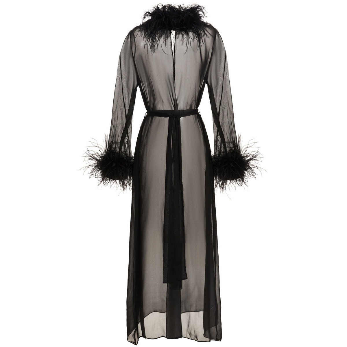 オスレー OSEREE アンダーウェア レディース ブラック Underwear Feather silk dressing gown OFV121BLACK Black 関税 送料無料 ラッピング無料 2023SS ju