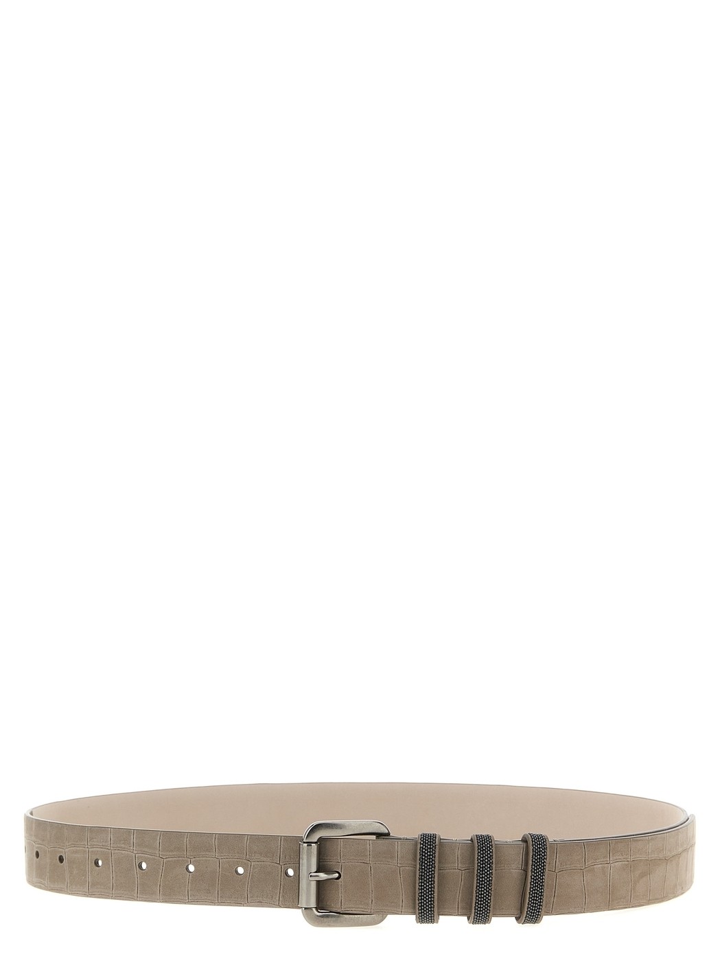 ブルネロクチネリ BRUNELLO CUCINELLI ベルト レディース グレー Belts 'Shiny Loops' belt M0DCOC33UC3983 Gray 関税 送料無料 ラッピング無料 2025AW ju