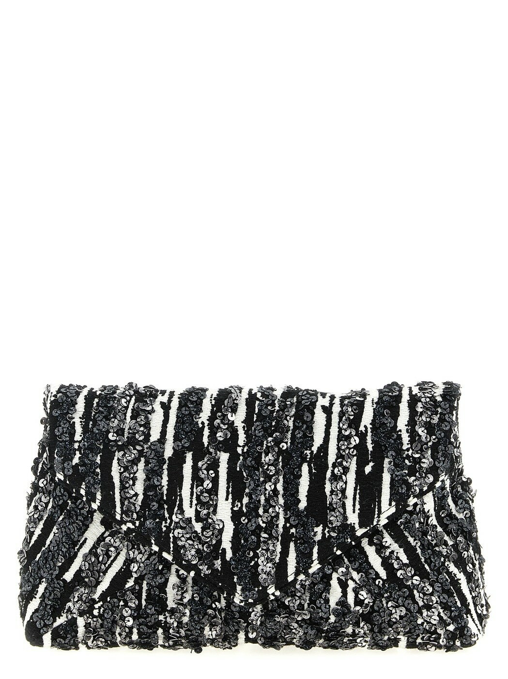 ドリス ヴァン ノッテン DRIES VAN NOTEN クラッチバッグ レディース ホワイト Clutch and wristlets bags 'W.L.' clutch 252011512851900 White/Black 関税 送料無料 ラッピング無料 2025AW ju