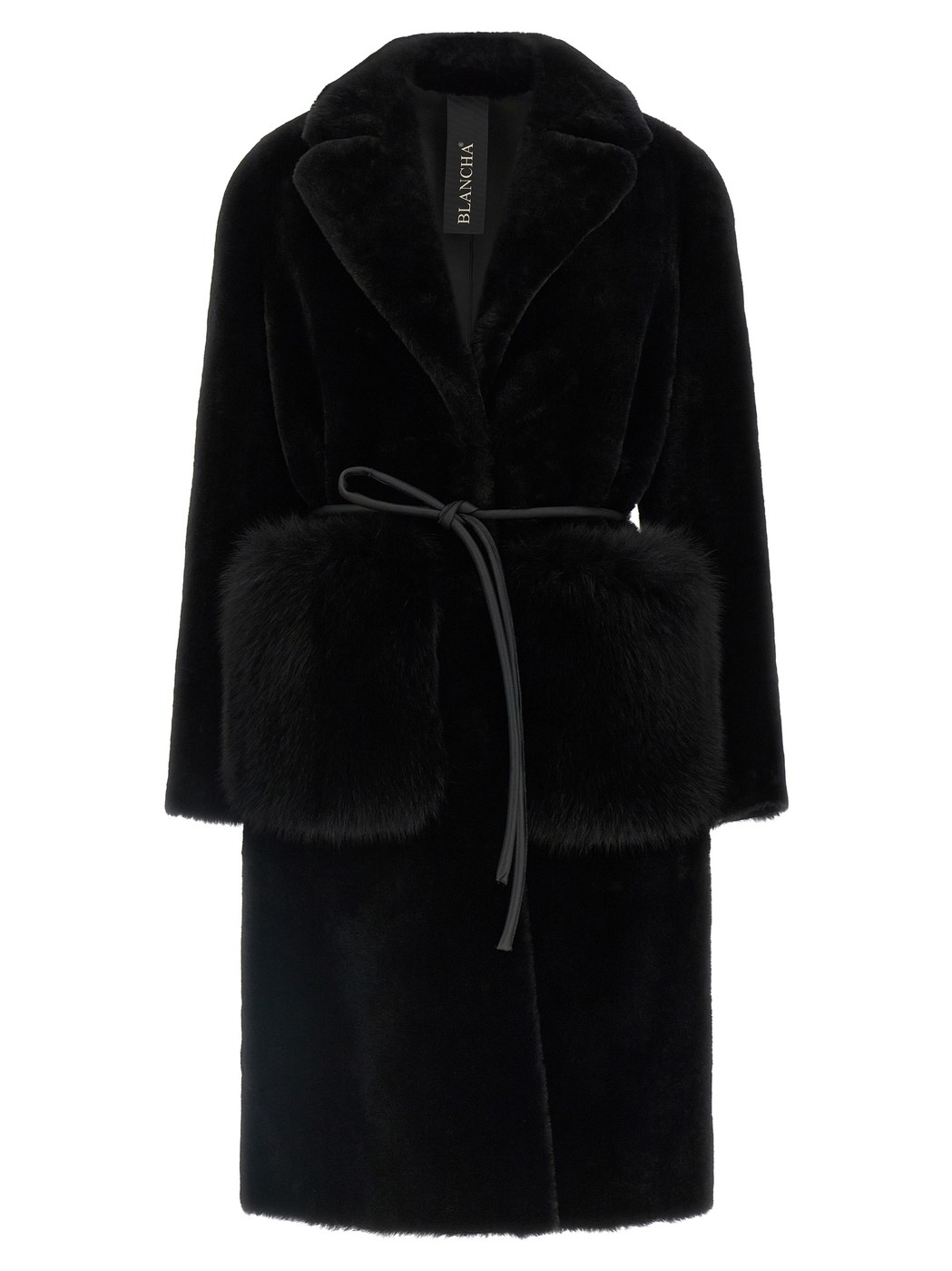 ブランカ BLANCHA ハイテクアクセサリー ファッション小物 レディース ブラック Hi-tech accessories 'Merino Straight-Volpe' fur 25162200NERO Black 関税 送料無料 ラッピング無料 2025AW ju