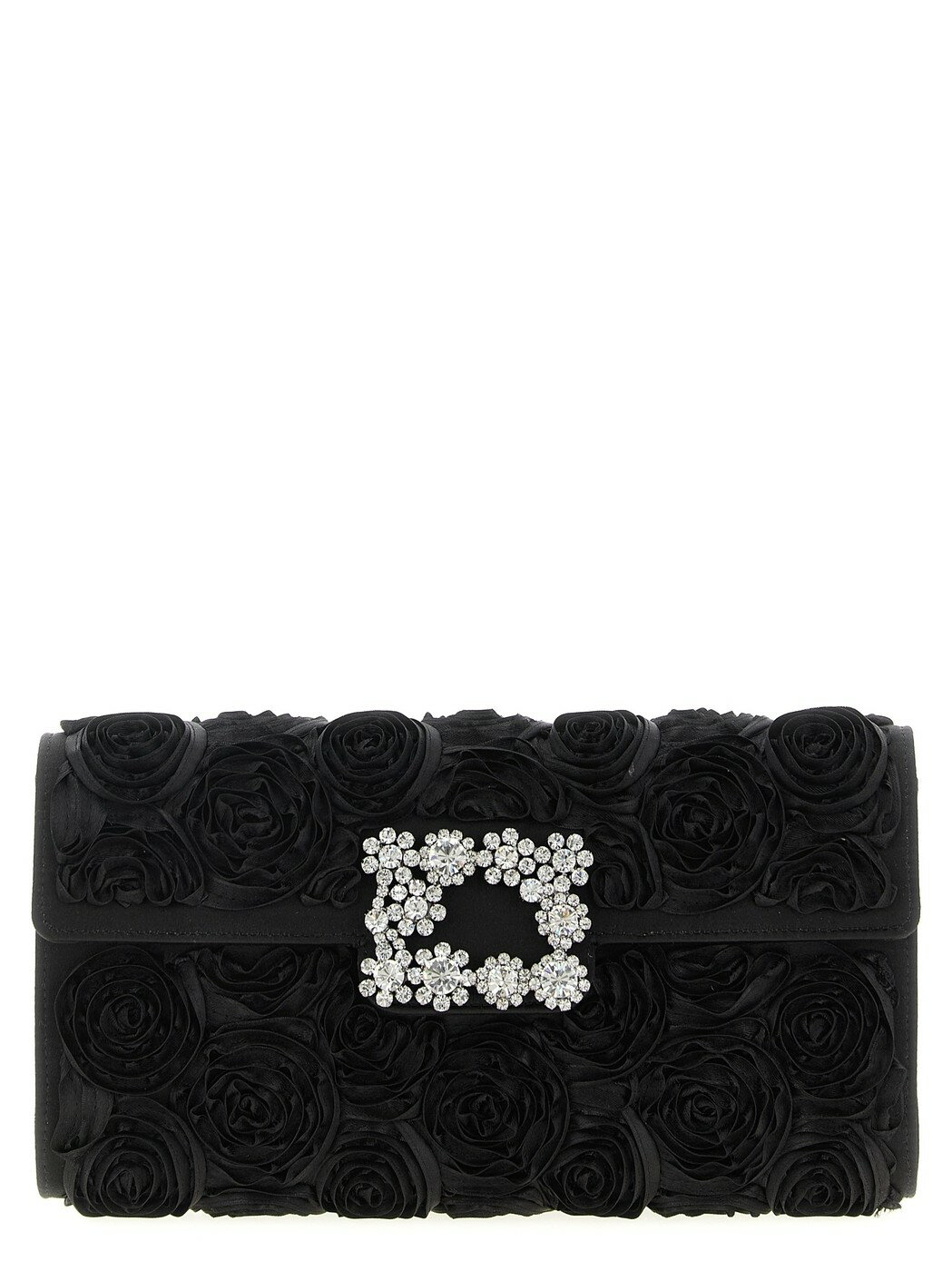 ロジェ ヴィヴィエ ROGER VIVIER クラッチバッグ レディース ブラック Clutch and wristlets bags 'Efflorescence' clutch RBWAMFDN200RS0B999 Black 関税 送料無料 ラッピング無料 2025AW ju